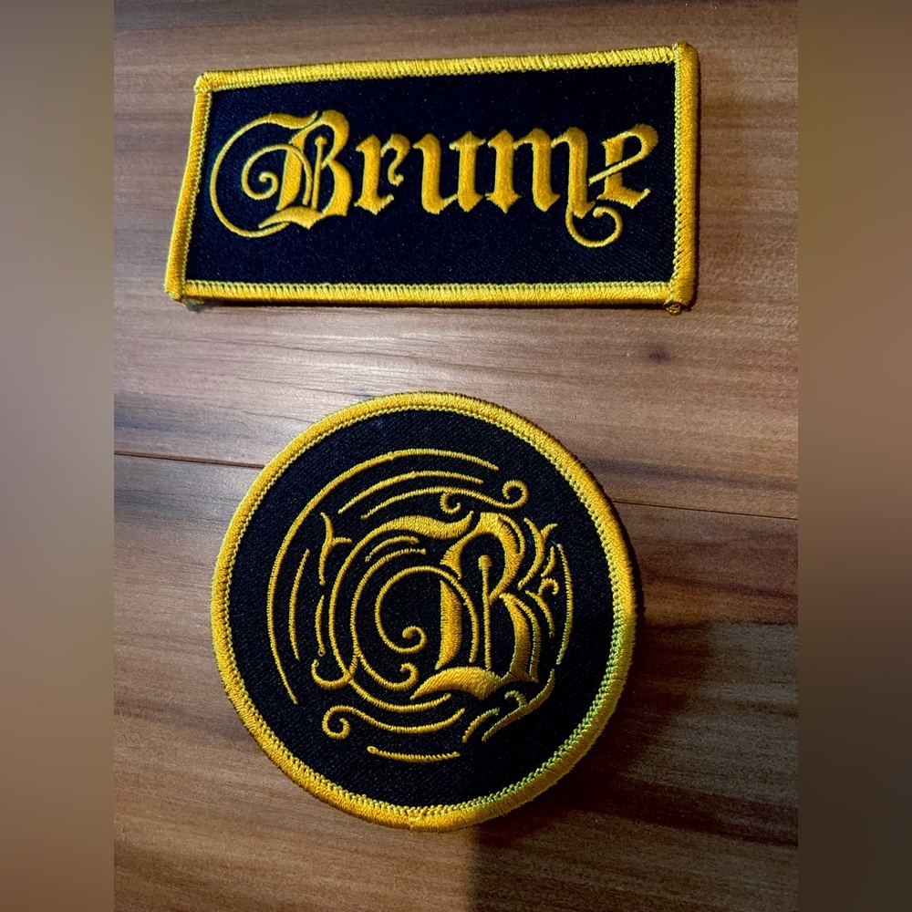 Brume Band Black and Gold Patches